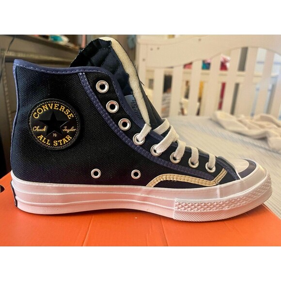 Converse Chuck 70 Varsity High Black Recycled Canvas M 6.5 W 8.5 - Picture 6 of 14